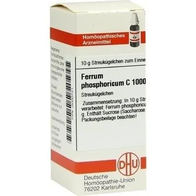 FERRUM PHOSPHORICUM C 1000 Globuli 10 g