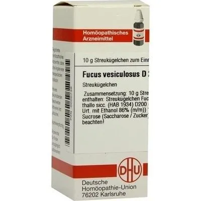 FUCUS VESICULOSUS D 200 Globuli 10 g