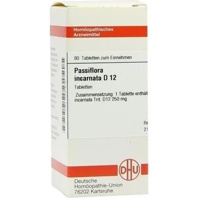 PASSIFLORA INCARNATA D 12 Tabletten 80 St