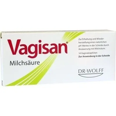 VAGISAN Milchsäure Vaginalzäpfchen 14 St