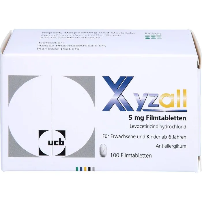 XYZALL 5 mg Filmtabletten 100 Stück
