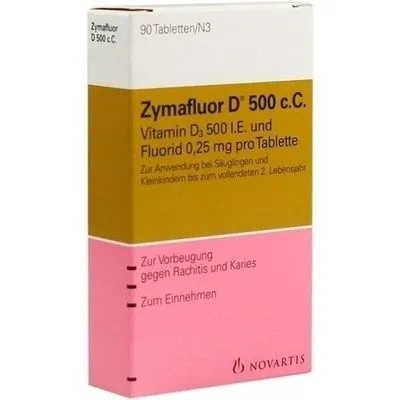 ZYMAFLUOR D 500 C C Tabletten 90 St