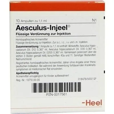 AESCULUS INJEEL Ampullen 10 St