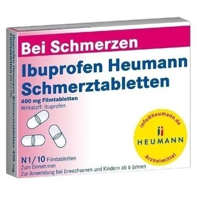 IBUPROFEN Heumann Schmerztabletten 400 mg 10 St