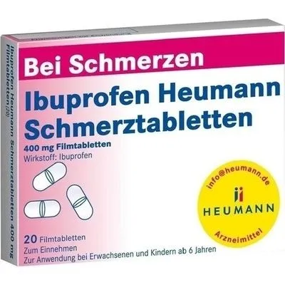 IBUPROFEN Heumann Schmerztabletten 400 mg 20 St