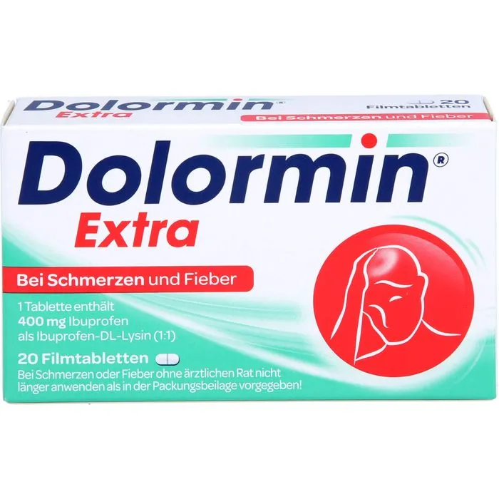 Dolormin® Extra Ibuprofen bei Kopfschmerzen 20 St