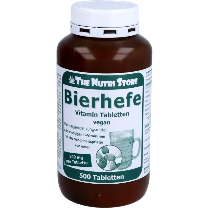 BIERHEFE 500 mg Vitamin Tabletten 500 Stück