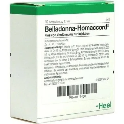 BELLADONNA HOMACCORD Ampullen 10 St