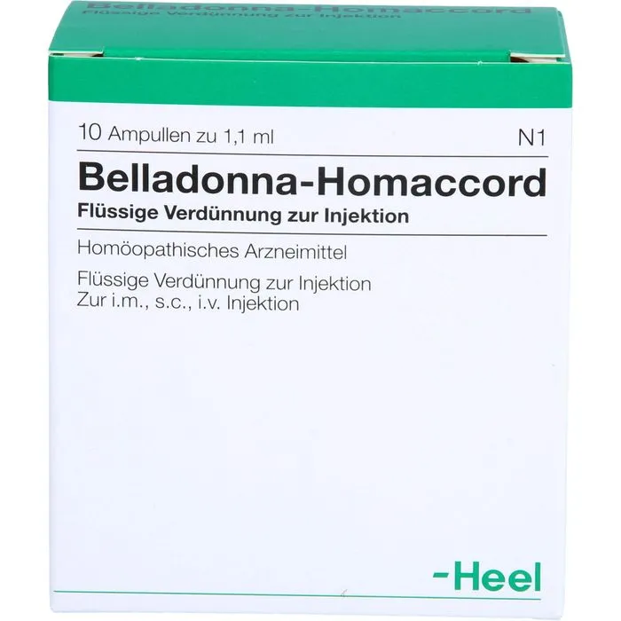 BELLADONNA HOMACCORD Ampullen 10 Stück