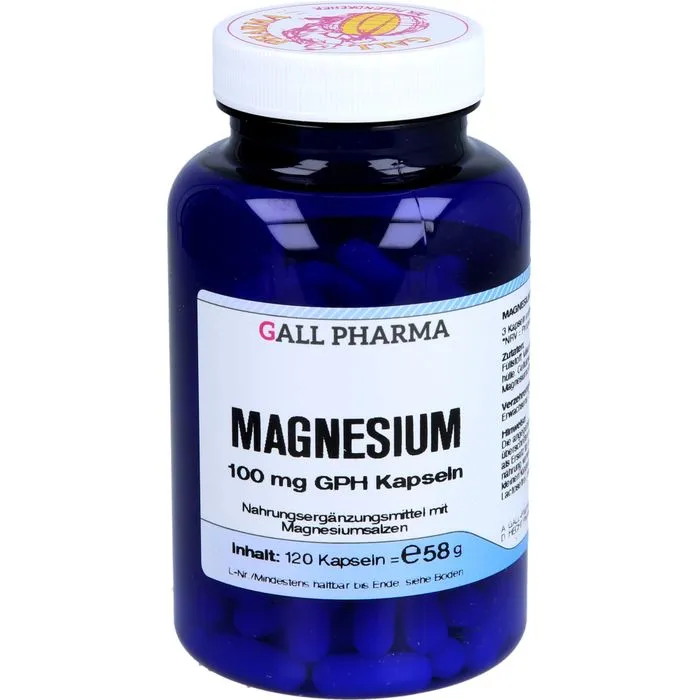 MAGNESIUM 100 mg GPH Kapseln 120 Stück