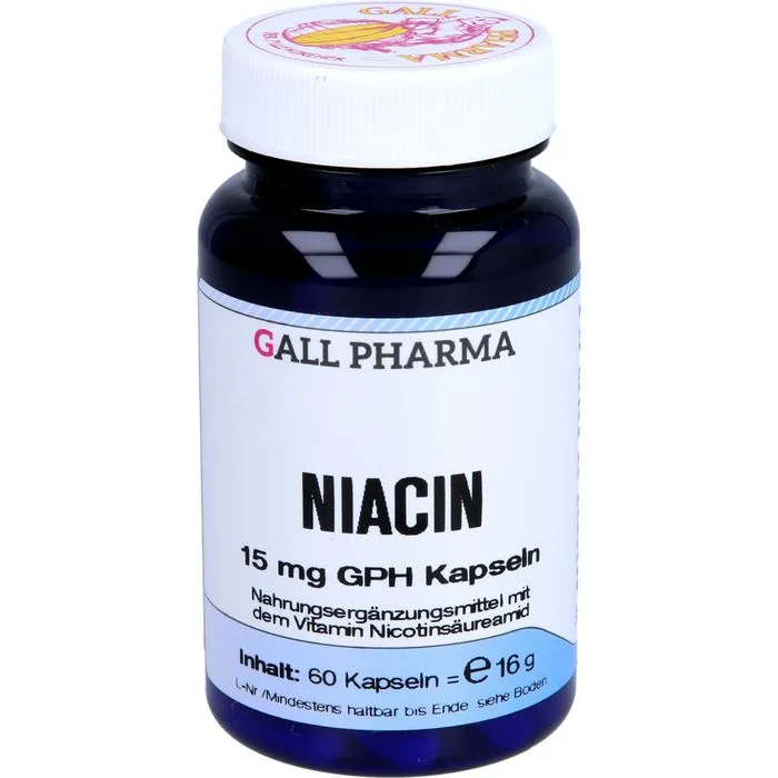 NIACIN 15 mg Kapseln 60 Stück