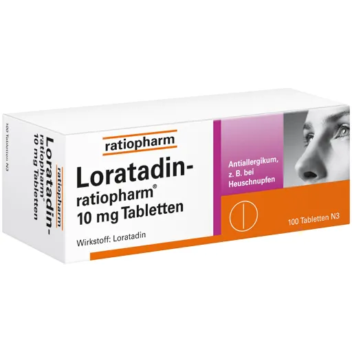 LORATADIN-ratiopharm 10 mg Tabletten 100 St