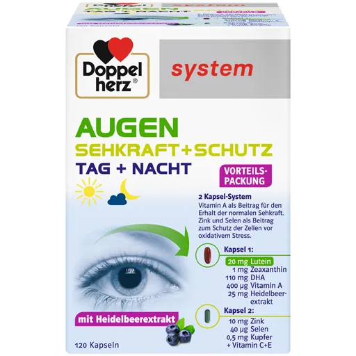 DOPPELHERZ System Augen Sehkraft+Schutz Kapseln 120 St