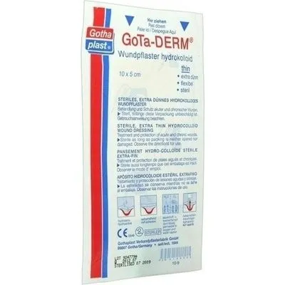GOTA-DERM thin hydrokoll.Wundpfl.steril 5x10 cm 1 St
