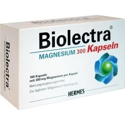 BIOLECTRA Magnesium 300 mg Kapseln 100 St