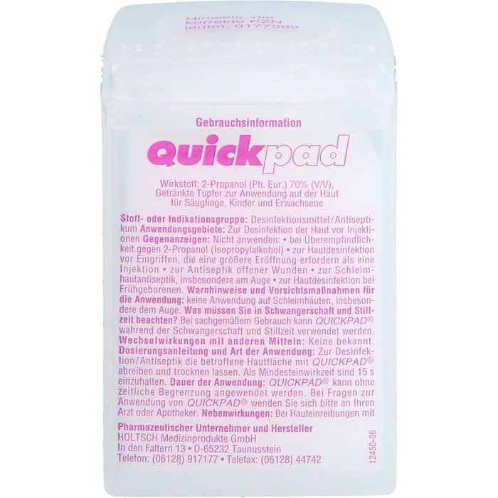 QUICKPAD Alkohol Tupfer Spender 150 St