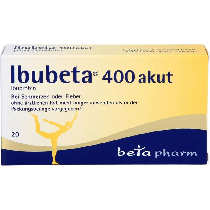 IBUBETA 400 akut Filmtabletten 20 St