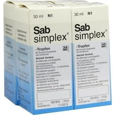 SAB simplex Suspension zum Einnehmen 4X30 ml