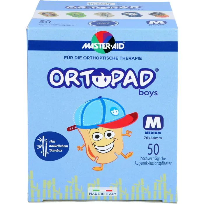ORTOPAD for boys medium Augenokklusionspflaster 50 St