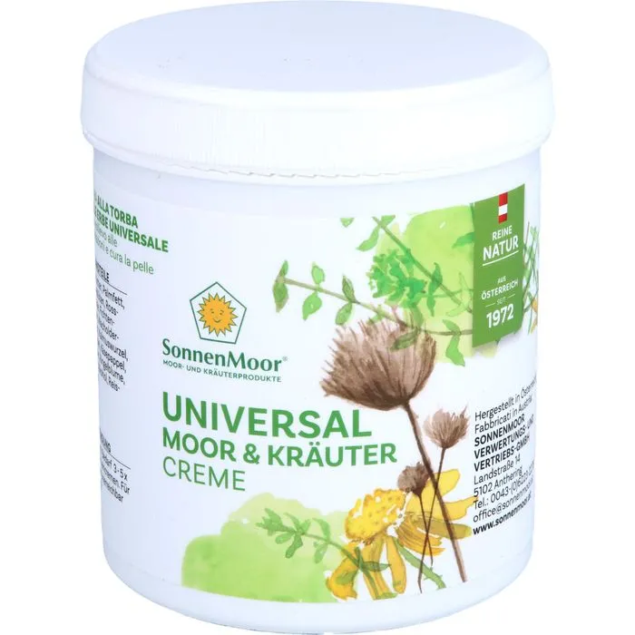 UNIVERSAL MOOR- u.Kräutercreme SonnenMoor 500 g