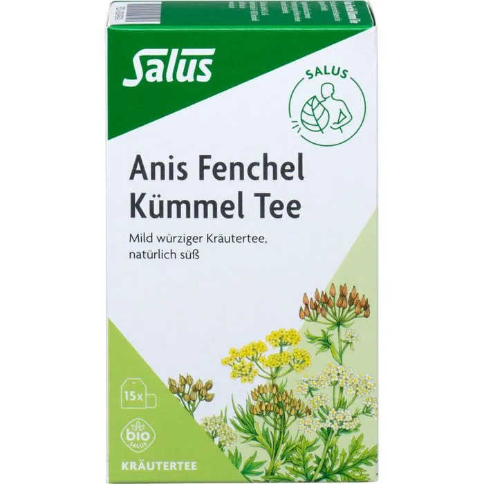 ANIS FENCHEL Kümmel Tee AFeKü Bio Salus Filterbtl. 15 Stück