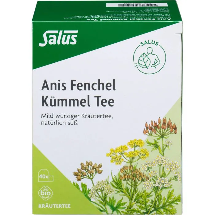 ANIS FENCHEL Kümmel Tee AFeKü Bio Salus Filterbtl. 40 Stück