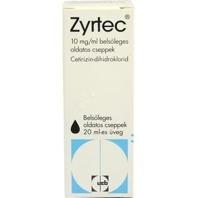 ZYRTEC 10 mg/ml Tropfen 20 ml