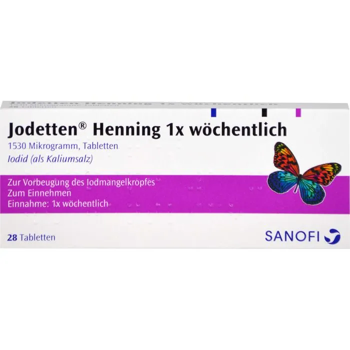 JODETTEN Henning 1x wöchentlich Tabletten 28 St
