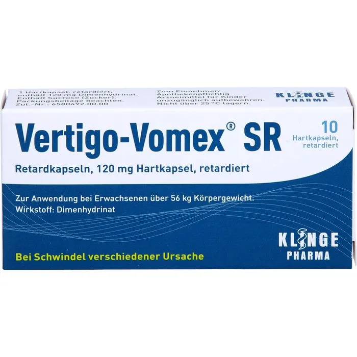 VERTIGO-VOMEX SR Retardkapseln 10 St