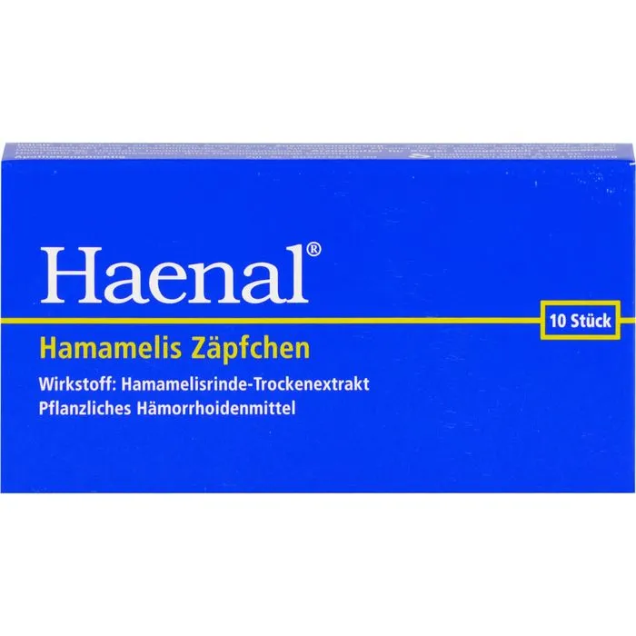 HAENAL Hamamelis Zäpfchen 10 St