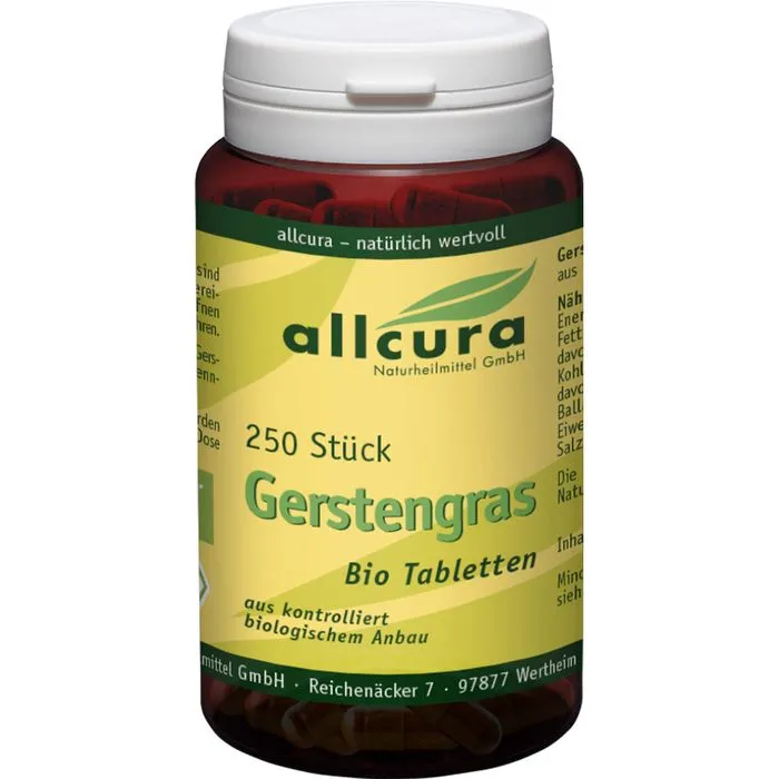 GERSTENGRAS TABLETTEN Bio 250 Stück