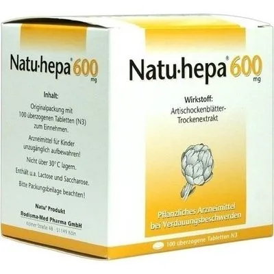 NATU HEPA 600 mg überzogene Tabletten 100 St