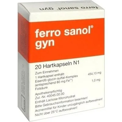 FERRO SANOL gyn Hartkaps.m.msr.überz.Pellets 20 St
