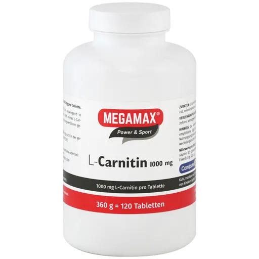 MEGAMAX L-Carnitin 1000 mg Tabletten 120 St