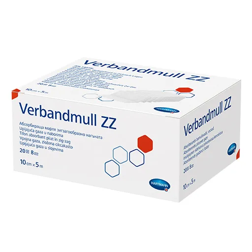 VERBANDMULL Hartmann 10 cmx5 m zickzack 1 St