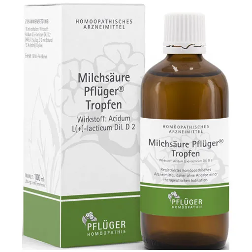 MILCHSÄURE Pflüger Tropfen 100 ml