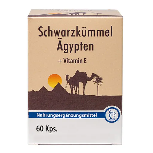 SCHWARZKÜMMEL ÄGYPTEN+E Kapseln 60 St