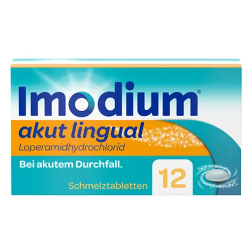 IMODIUM akut lingual Schmelztabletten 12 St