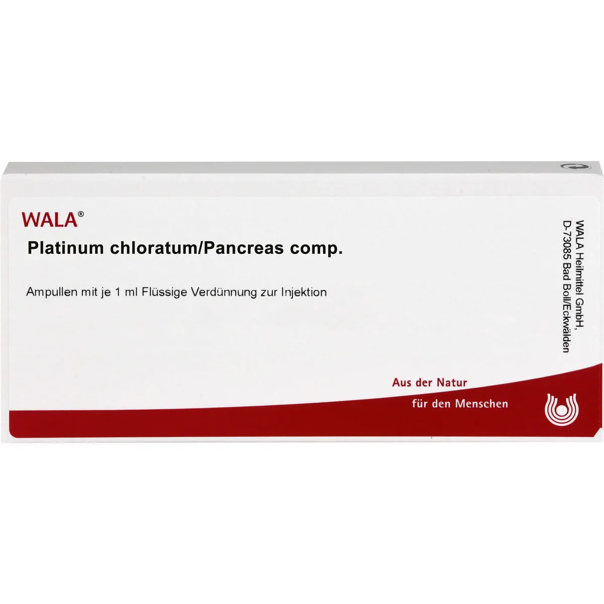 WALA Platinum chloratum/Pancreas comp. Ampullen, 10 St. Ampullen