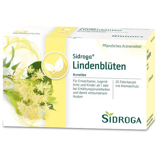 SIDROGA Lindenblüten Tee Filterbeutel 20X1.8 g