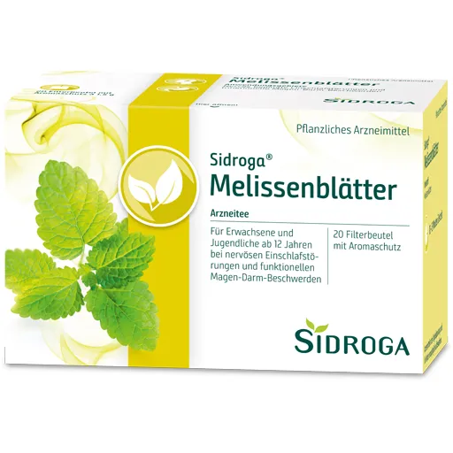 SIDROGA Melissenblätter Tee Filterbeutel 20X1.5 g