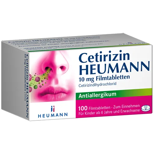 CETIRIZIN Heumann 10 mg Filmtabletten 100 St