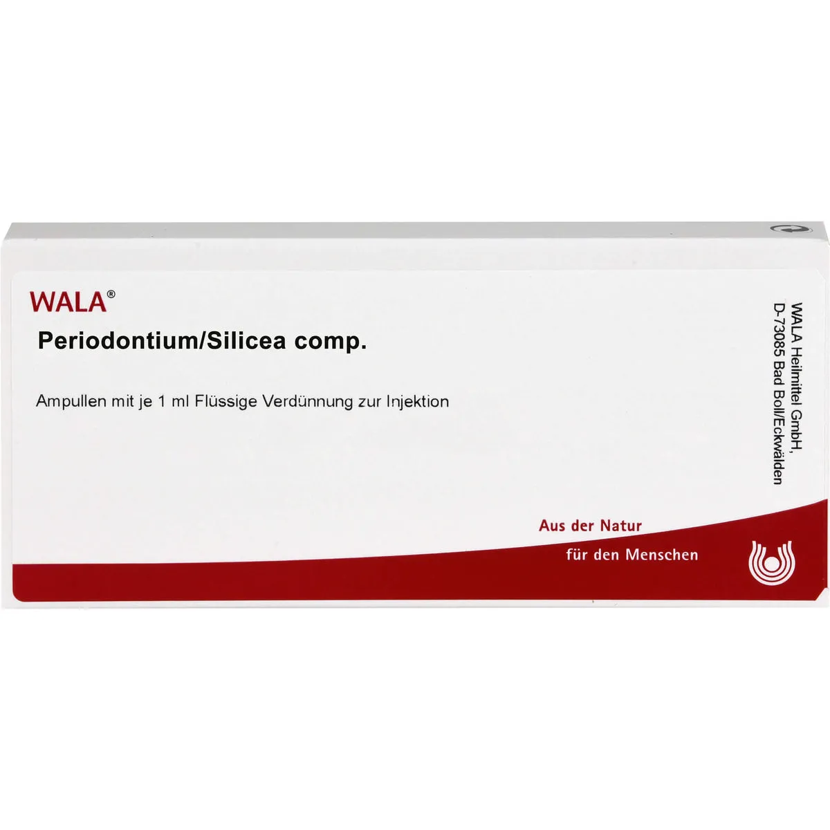 WALA Periodontium/Silicea comp. flüssige Verdünnung, 10 St. Ampullen