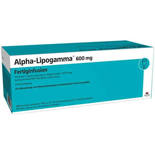 ALPHA-LIPOGAMMA 600 mg Fertiginfusion Dsfl. 10X50 ml
