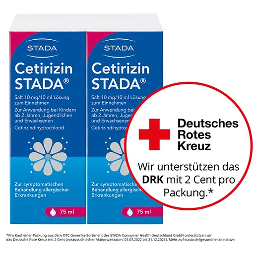 CETIRIZIN STADA Saft 10 mg/10 ml 150 ml