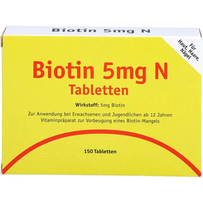 BIOTIN 5 mg N Tabletten 150 Stück