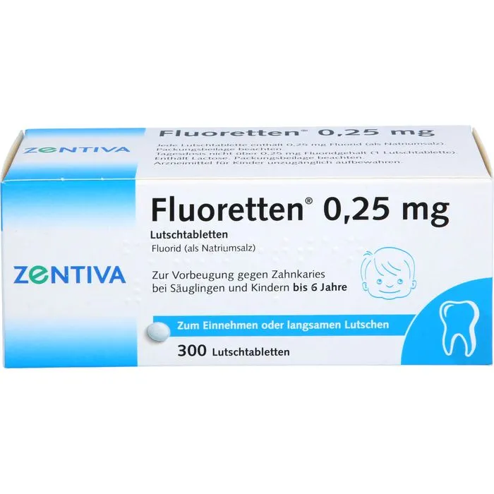 FLUORETTEN 0,25 mg Tabletten 300 St