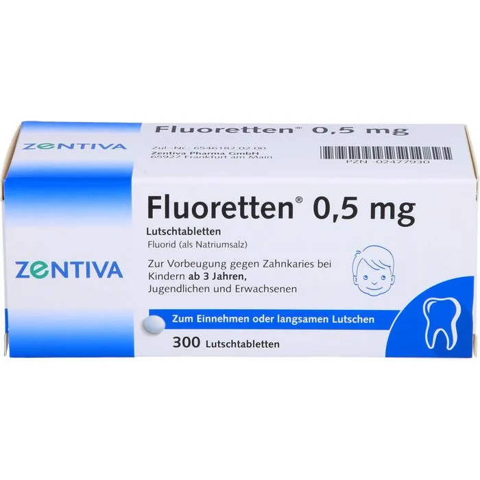 FLUORETTEN 0,5 mg Tabletten 300 St
