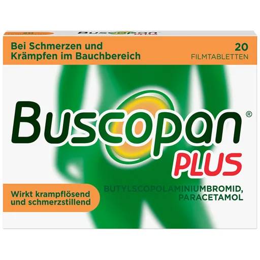 BUSCOPAN plus 10 mg/500 mg Filmtabletten 20 St