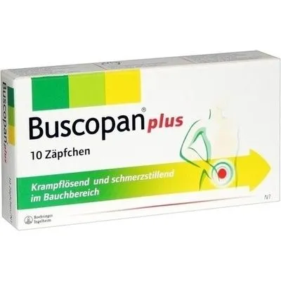 BUSCOPAN plus 10 mg/800 mg Suppositorien 10 St